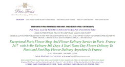 Desktop Screenshot of flowerstoparis.com